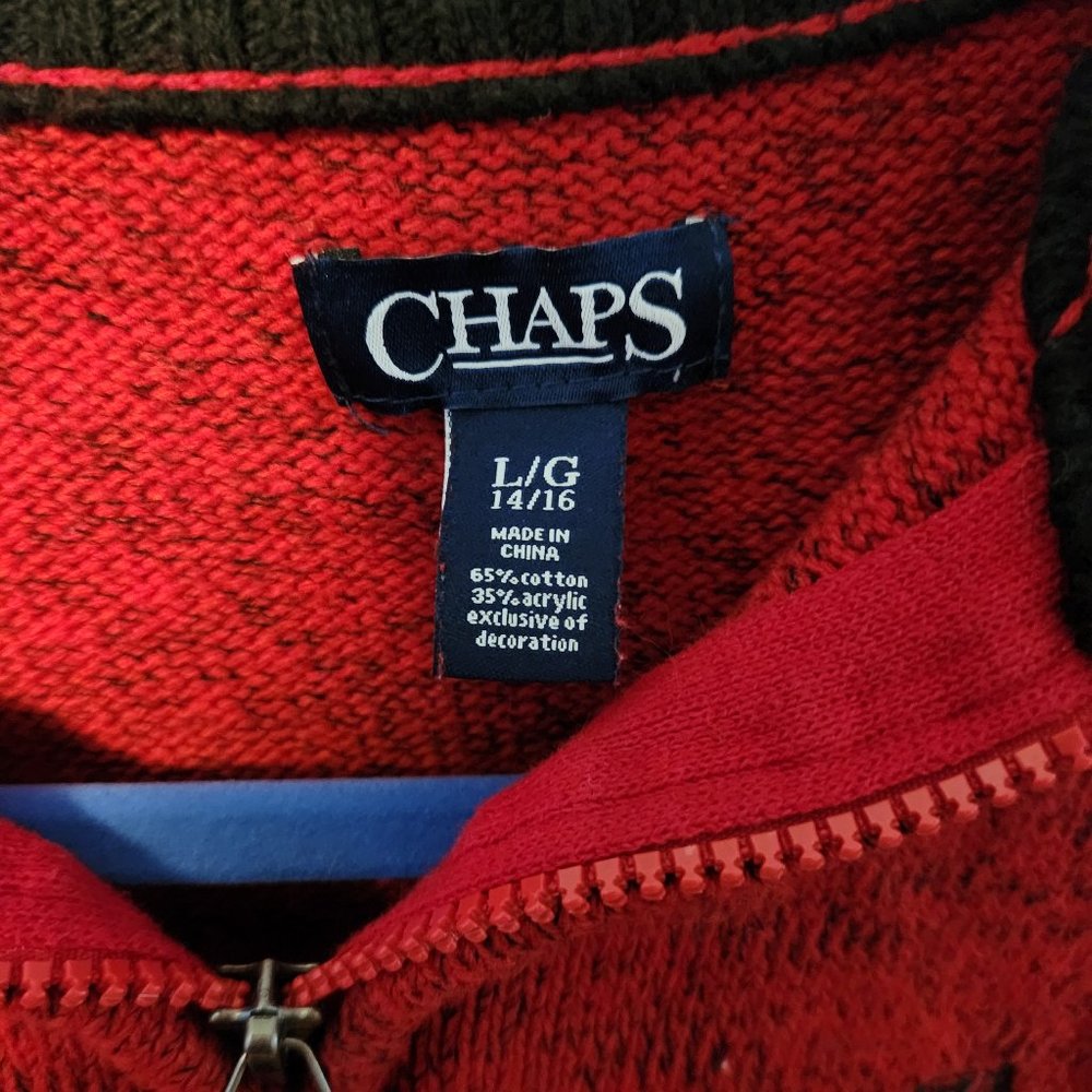 Red Chaps sweater - Picture 2 of 2